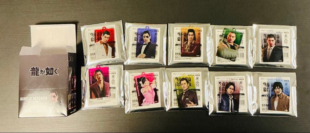 全10種 龍が如く アクリルキーホルダーコレクション プレミアムセレクト