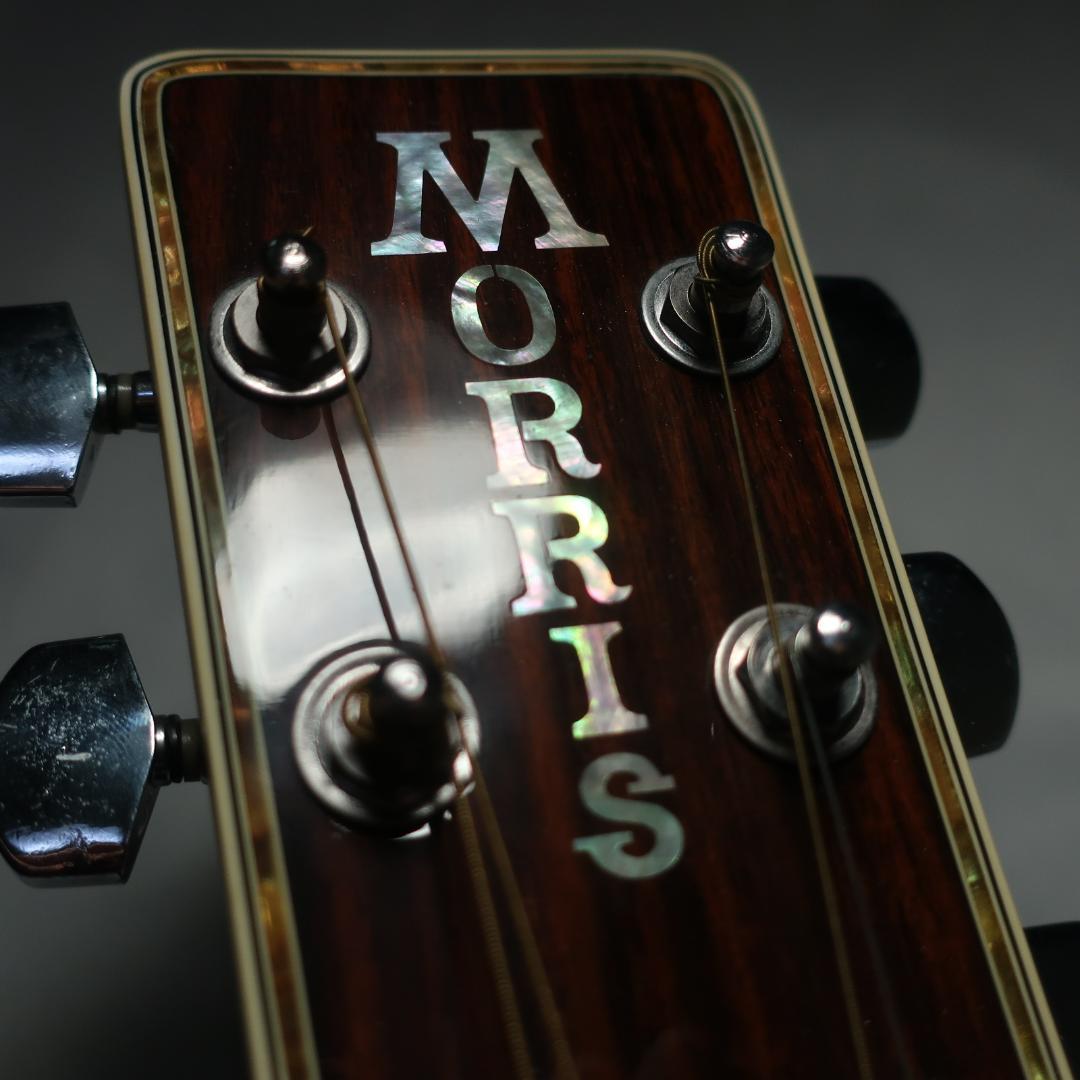 美品 縦ロゴ Morris MD-525S アコースティックギター