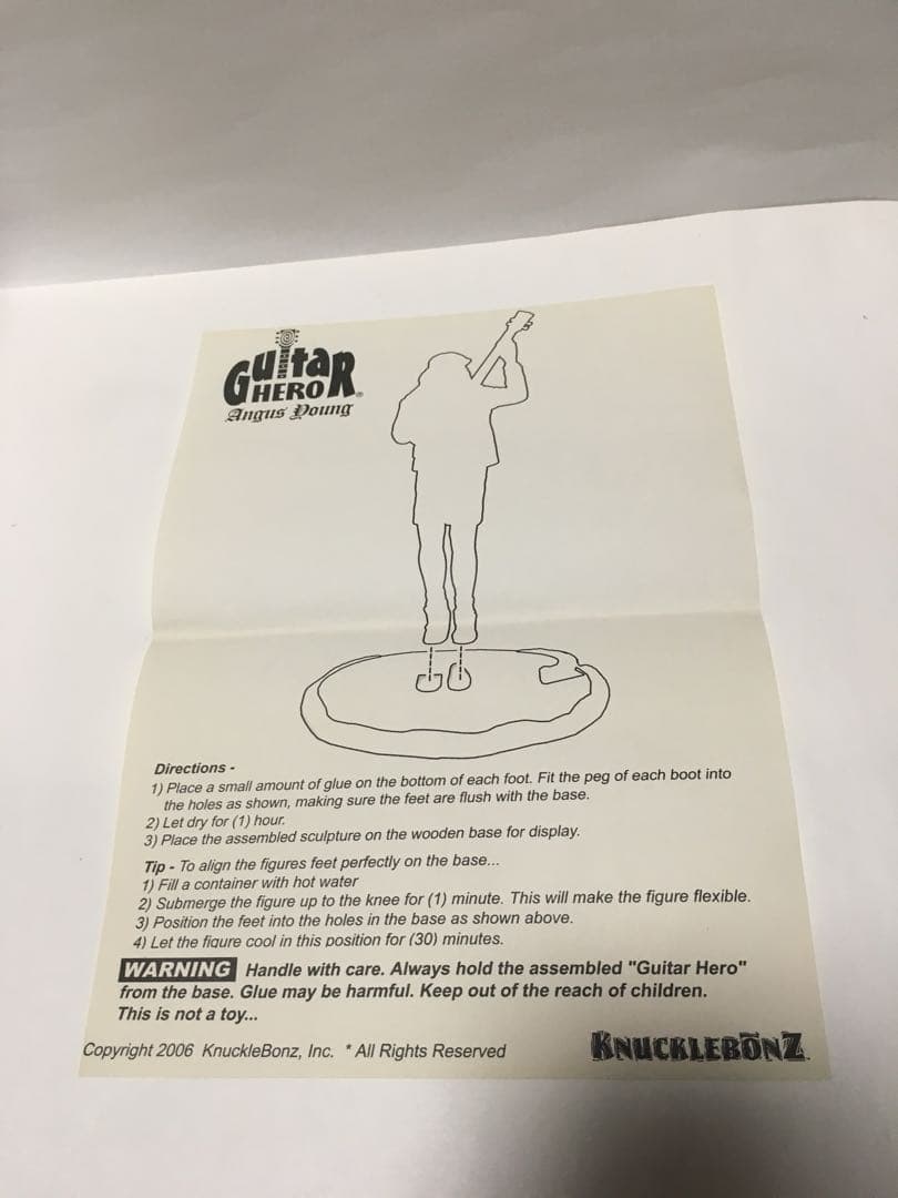 【難あり】【希少フィギュア】AC/DC アンガス・ヤング ギターヒーロー