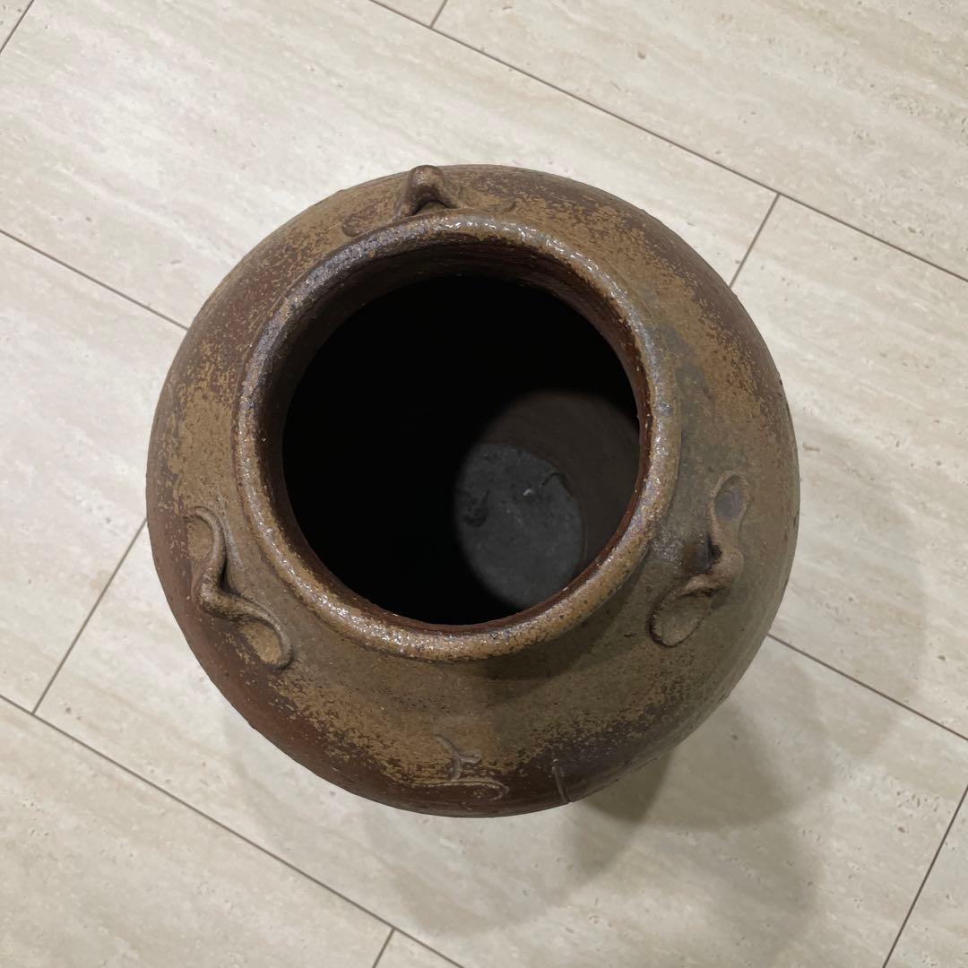 古備前 三耳壺 陶芸 アンティーク 備前焼　コレクション