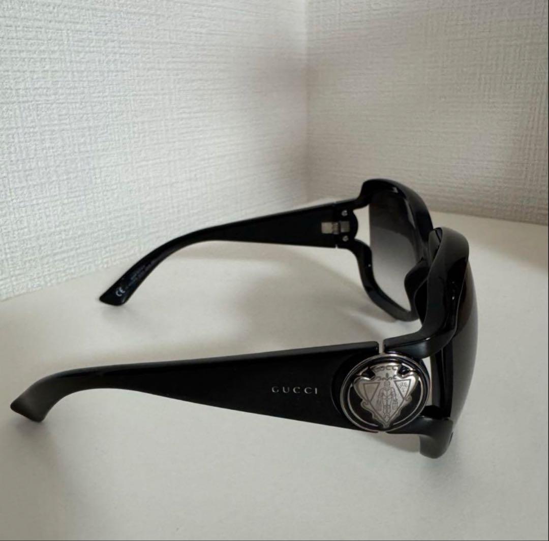 GUCCI サングラス ブラック サイドロゴ ユニセックス 美品