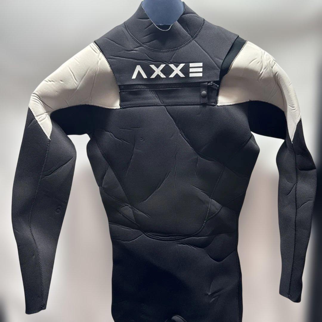 AXXE フルスーツ ブラック/ホワイト　オーダースーツ　n18