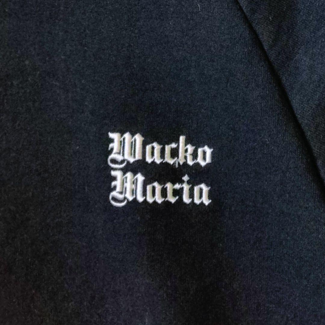 【即売】WACKO MARIA　トレーナー　スウェット　ブラック　L　刺繍ロゴ