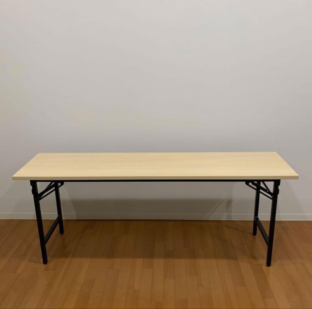 しんぱちです。 長机 会議机 会議テーブル 折りたたみテーブル 2脚