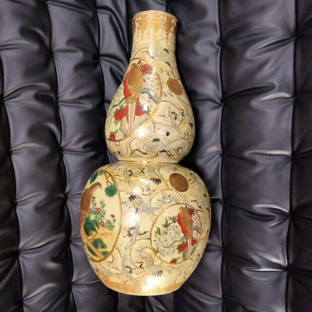 薩摩焼 61cm 瓢箪 飾り壷 骨董 アンティーク