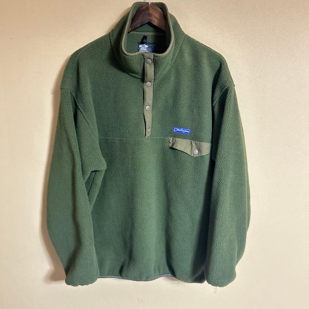 ちゃけさまCHALLEGER / PULLOVER LOGO FLEECE