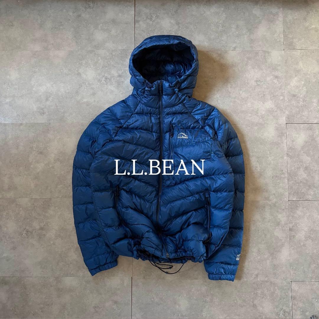 【極暖850fil⭐️】極暖L.L.Bean ダウンジャケット　ブルー　青色　XL