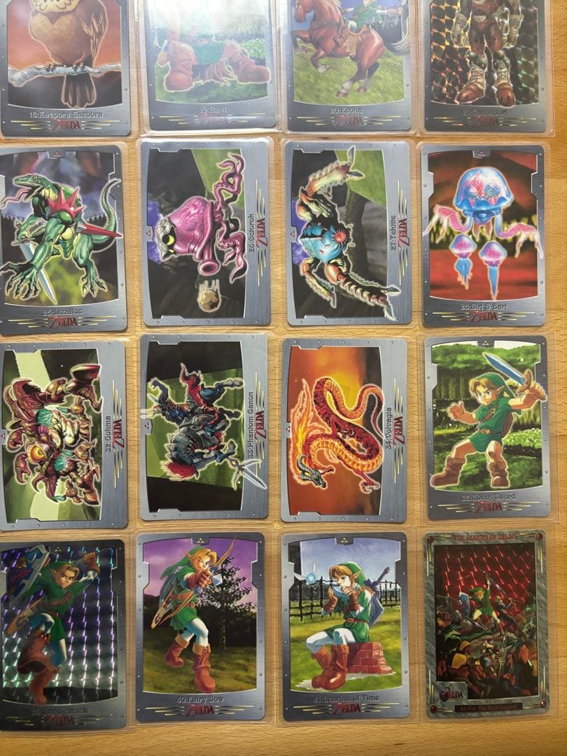 ゼルダの伝説　時のオカリナ　カードダス　コンプ　全42種