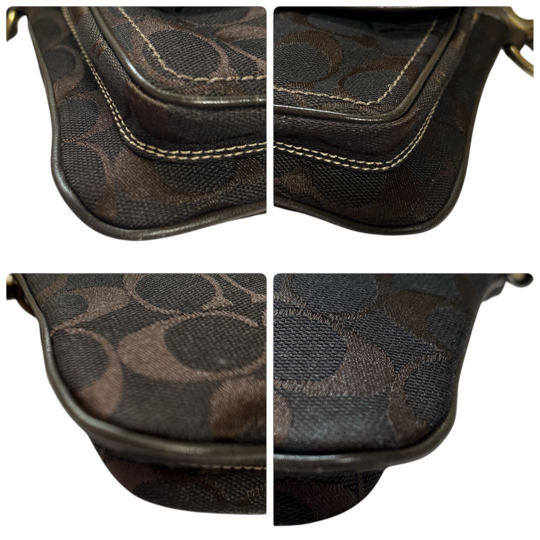 COACH レガシー ターンロック シグネチャー ショルダー ウエストバッグ