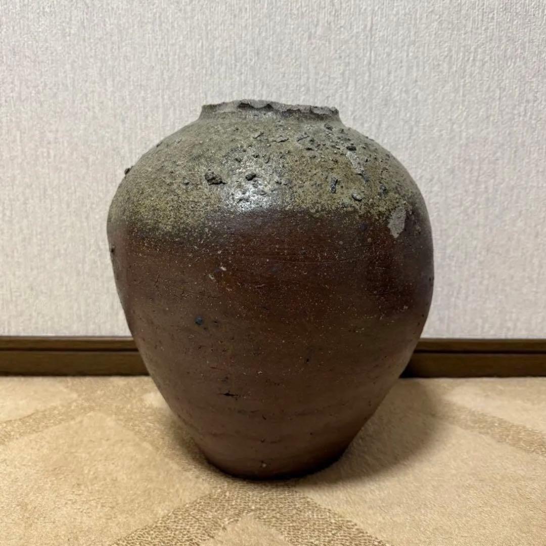 古丹波 壺 鎌倉時代 室町時代 備丹 窯印 古備前 古越前 古信楽 古美術 骨董