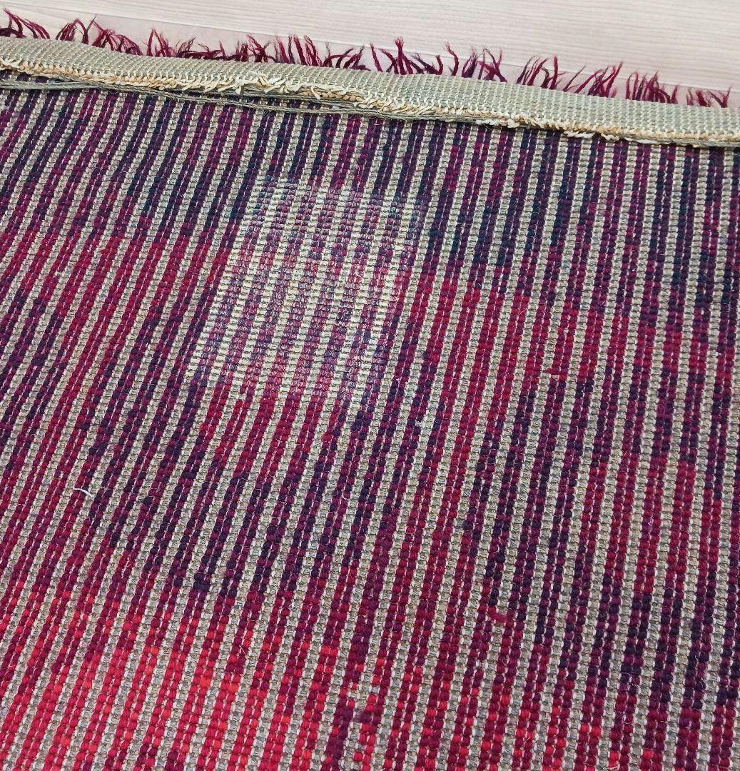 専用Y3189-2 ウール100% シャギーパイル ラグ 大判 276×197㎝