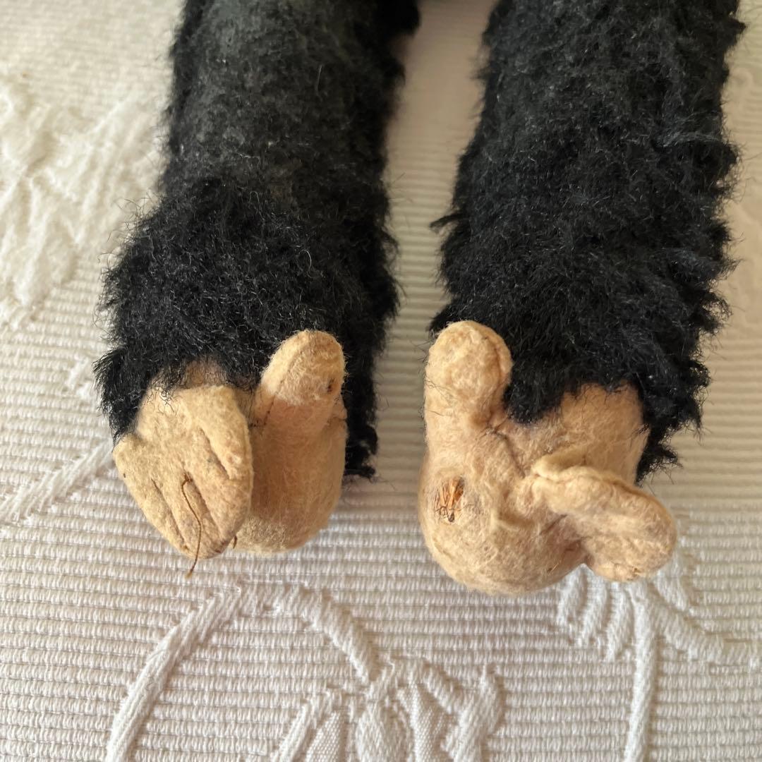 ドイツ　アンティーク　サル　猿　ぬいぐるみ　お座り49cm ベア　ビンテージ