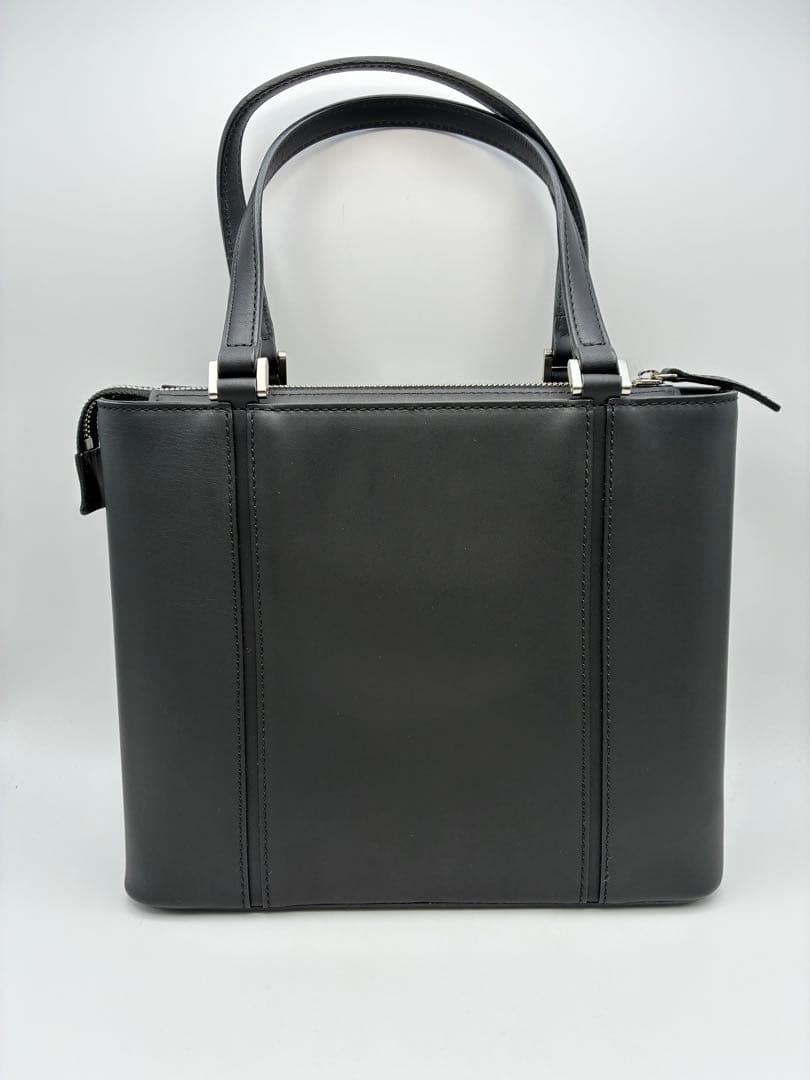 バーバリー オールレザー ノバチェック ハンドバッグ