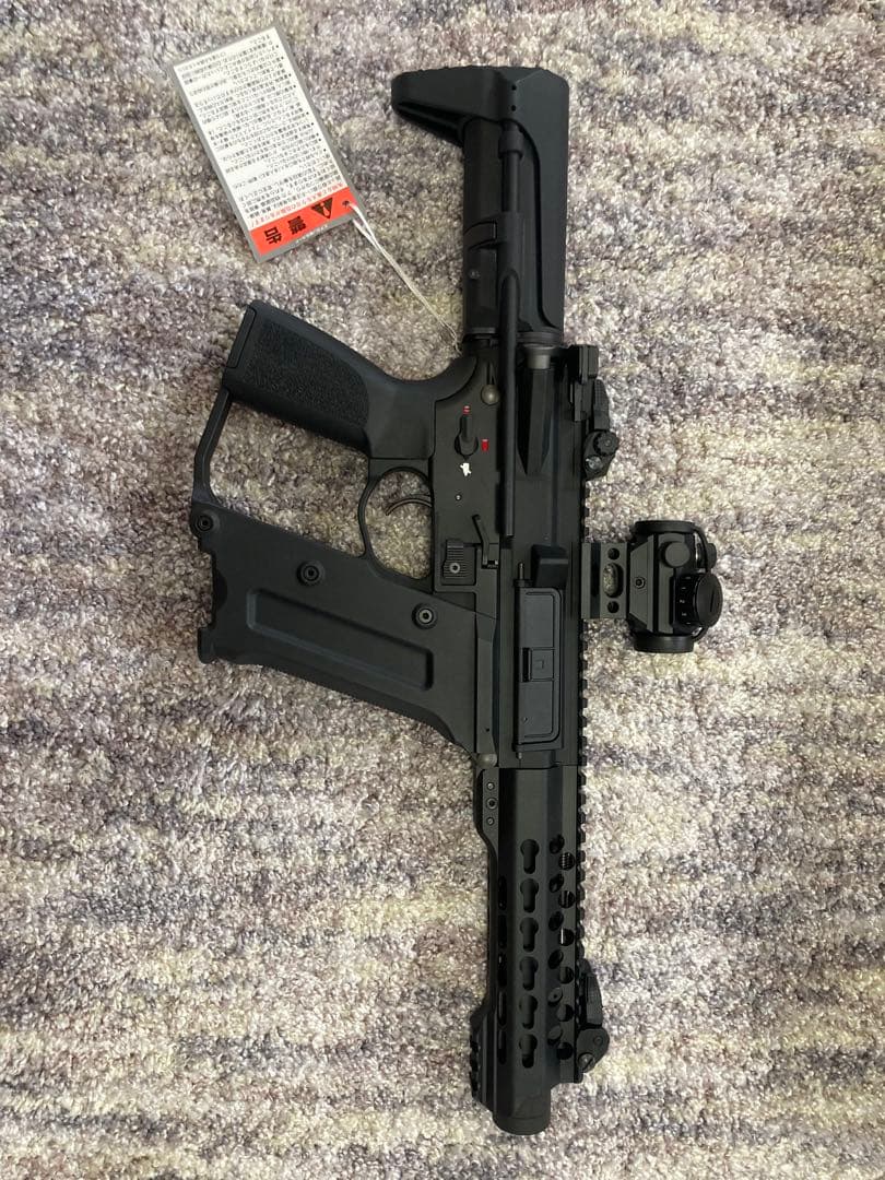 ピーナッツ　KSC STRAC エアガン ブラック 光学サイト付き