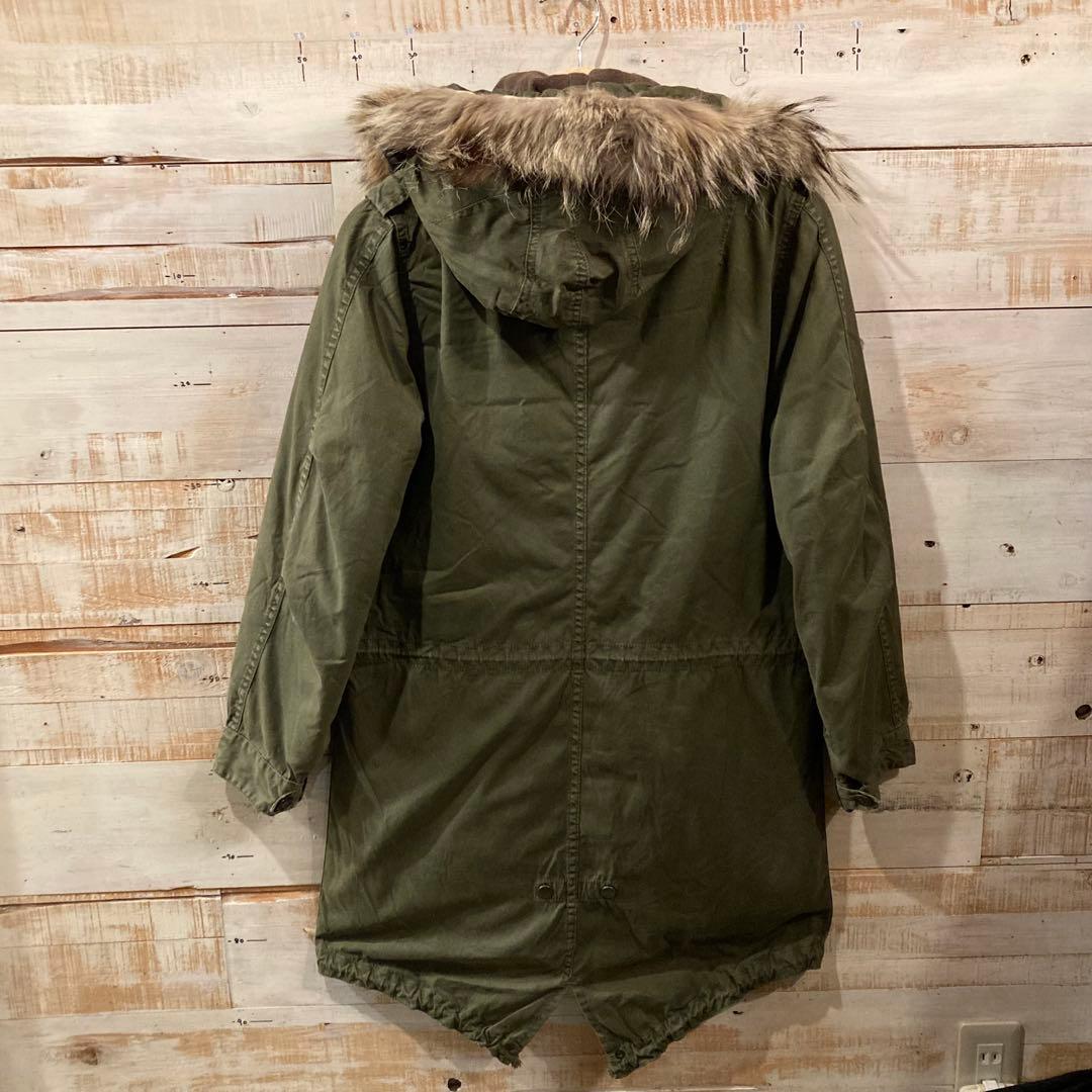 green M-51 コヨーテファー フィッシュテール モッズコート HYKE