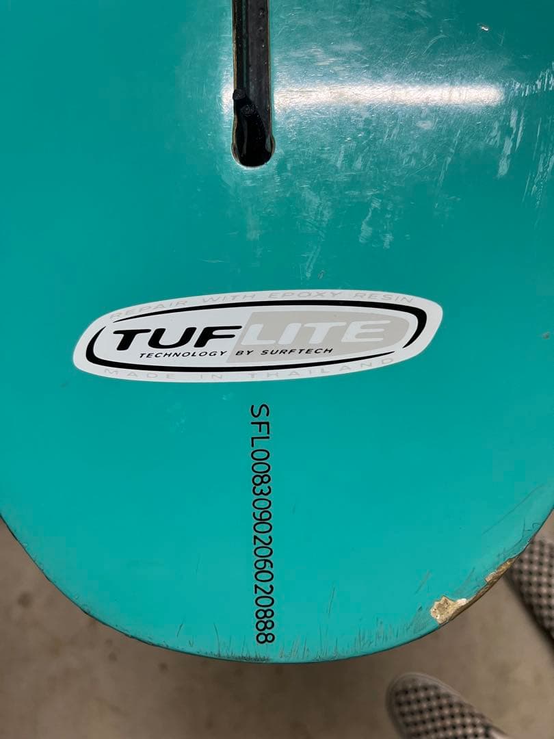 Hap Jacobs ロングボード ホワイト/ターコイズ