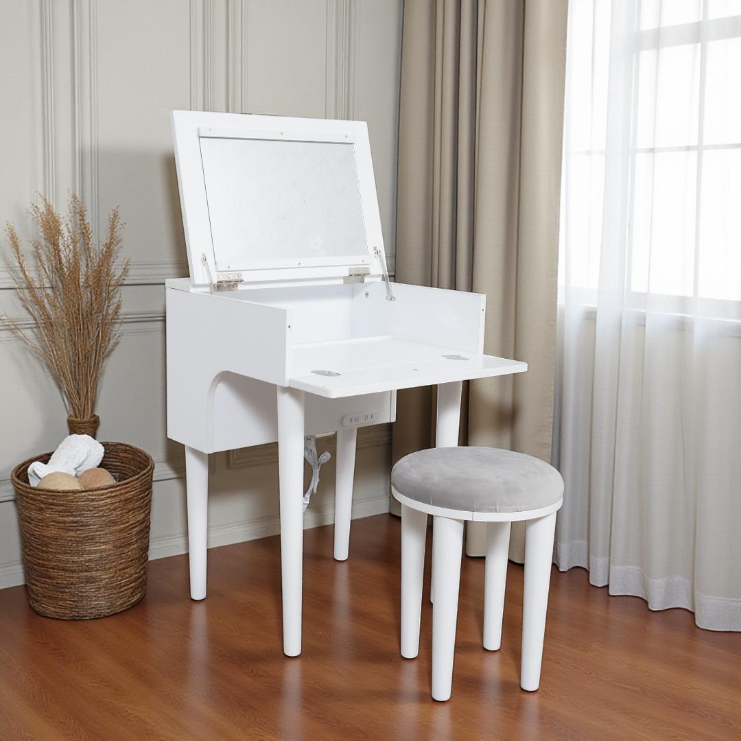 送料無料【新品】アンティーク 調 ドレッサーセット