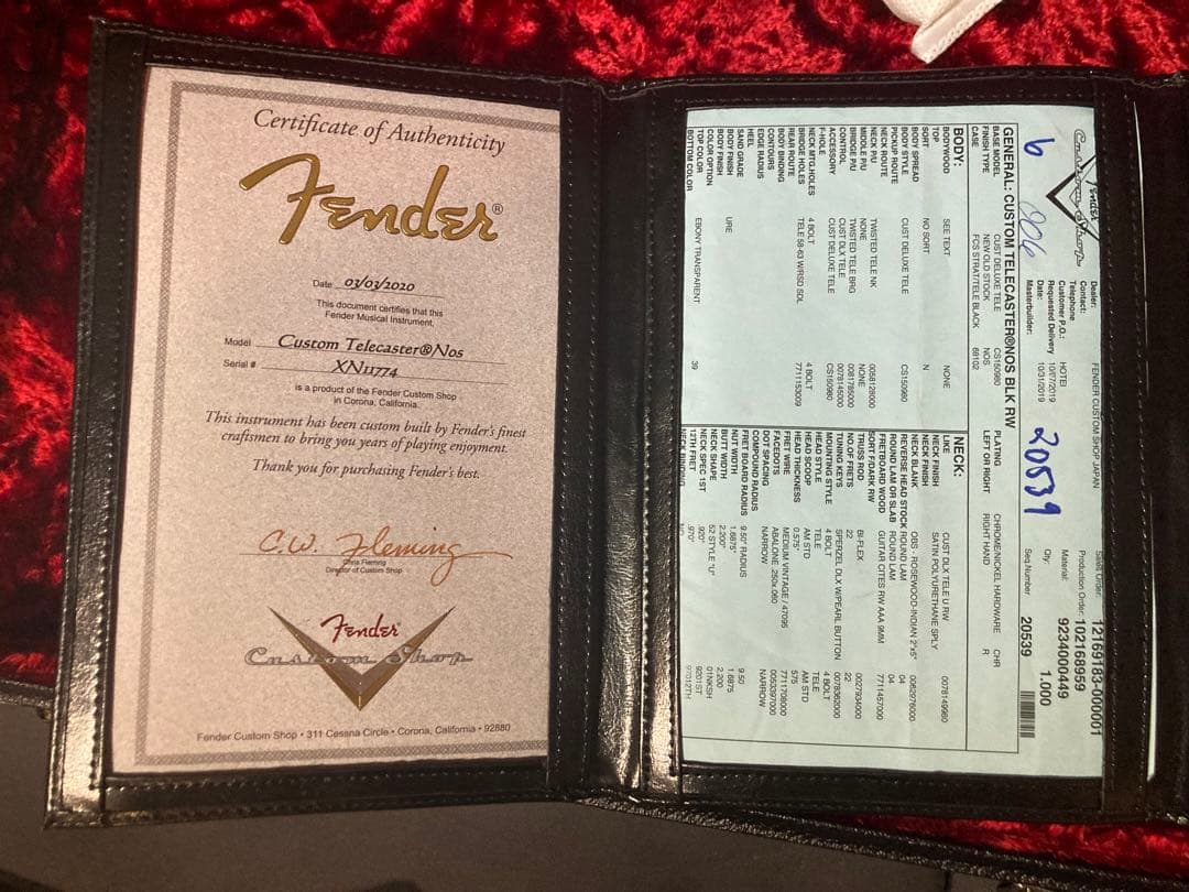 6/27 限定価格fender telecaster custom NOS