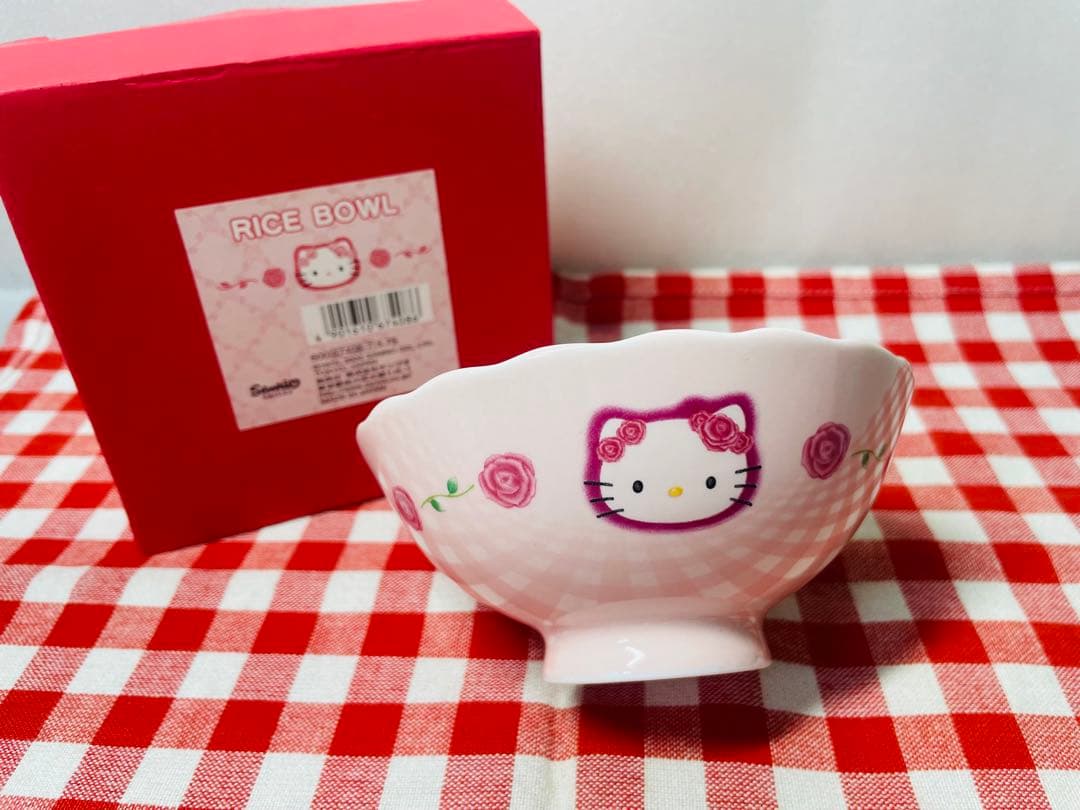 当時物　2000年　サンリオ　ハローキティ　バラキティ　薔薇　マグカップ　お茶碗