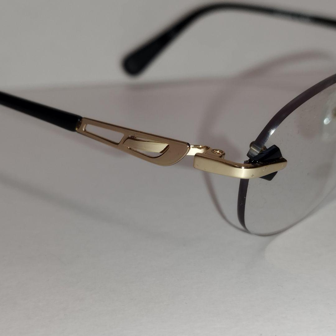 アイブレラ　クリアエバーS　ゴールドブラック　EB-41S　リムレスモデル