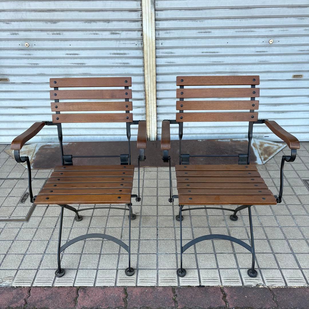 demar forge ガーデンテーブルセット　フォールディングチェア　折り畳み