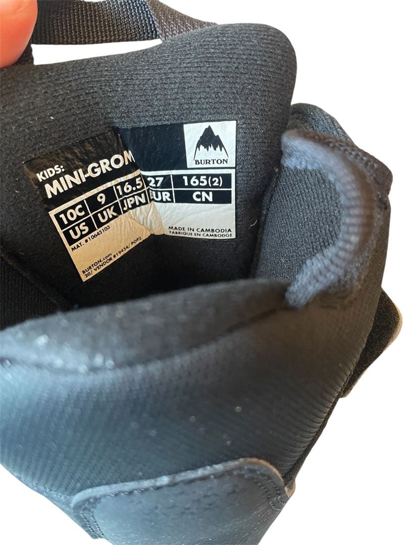 BURTON 子ども用スノーボードブーツ ブラック