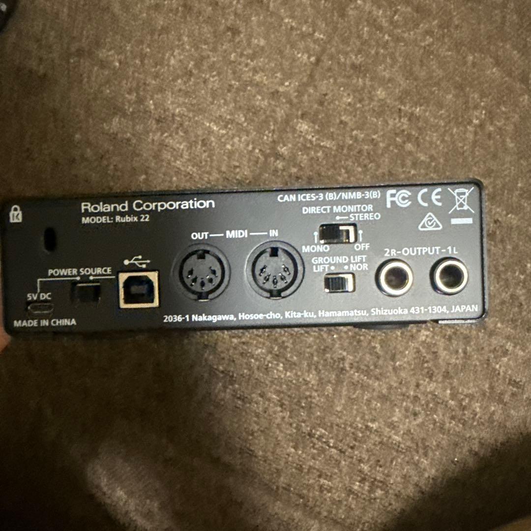 Roland Rubix 22 オーディオインターフェース
