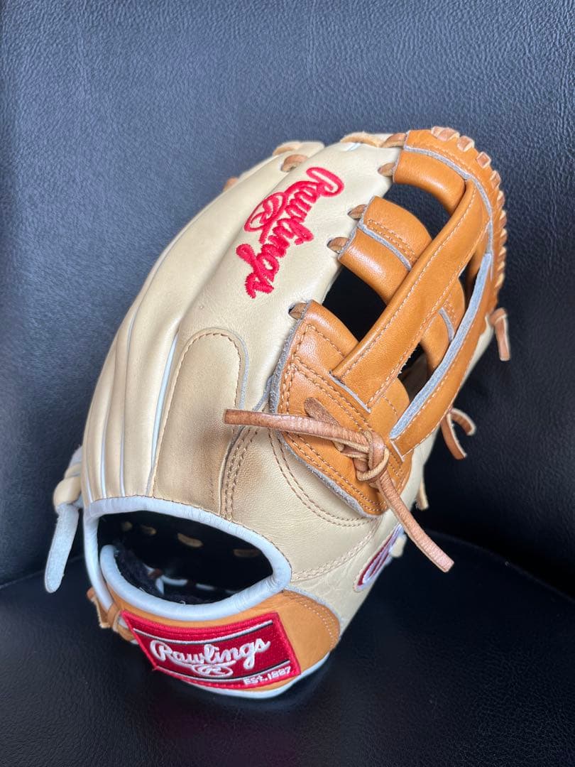 【美品】RAWLINGS ローリングス　グローブ　オールラウンド用　右利き　野球