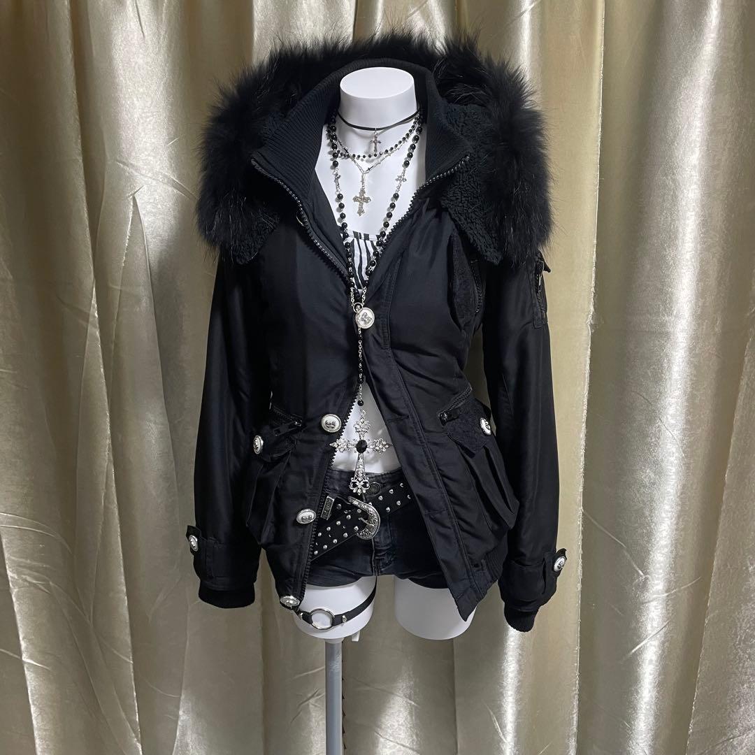 トゥララ リアルファー モッズコート 平成ギャル ダークコア archive