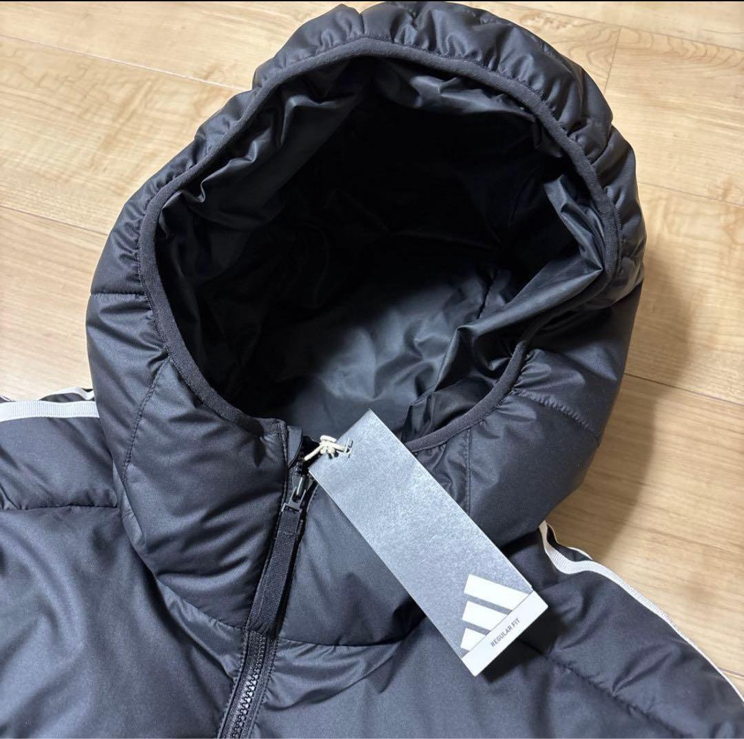 ポインコ弟様　メンズ　フーディダウン　アウター　ブラック　軽量　撥水　M