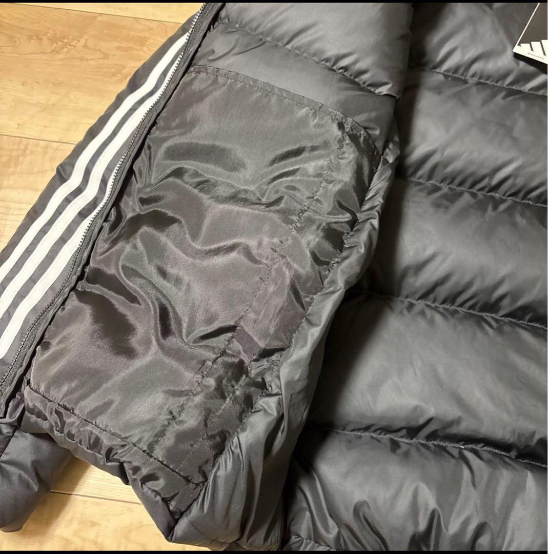 ポインコ弟様　メンズ　フーディダウン　アウター　ブラック　軽量　撥水　M