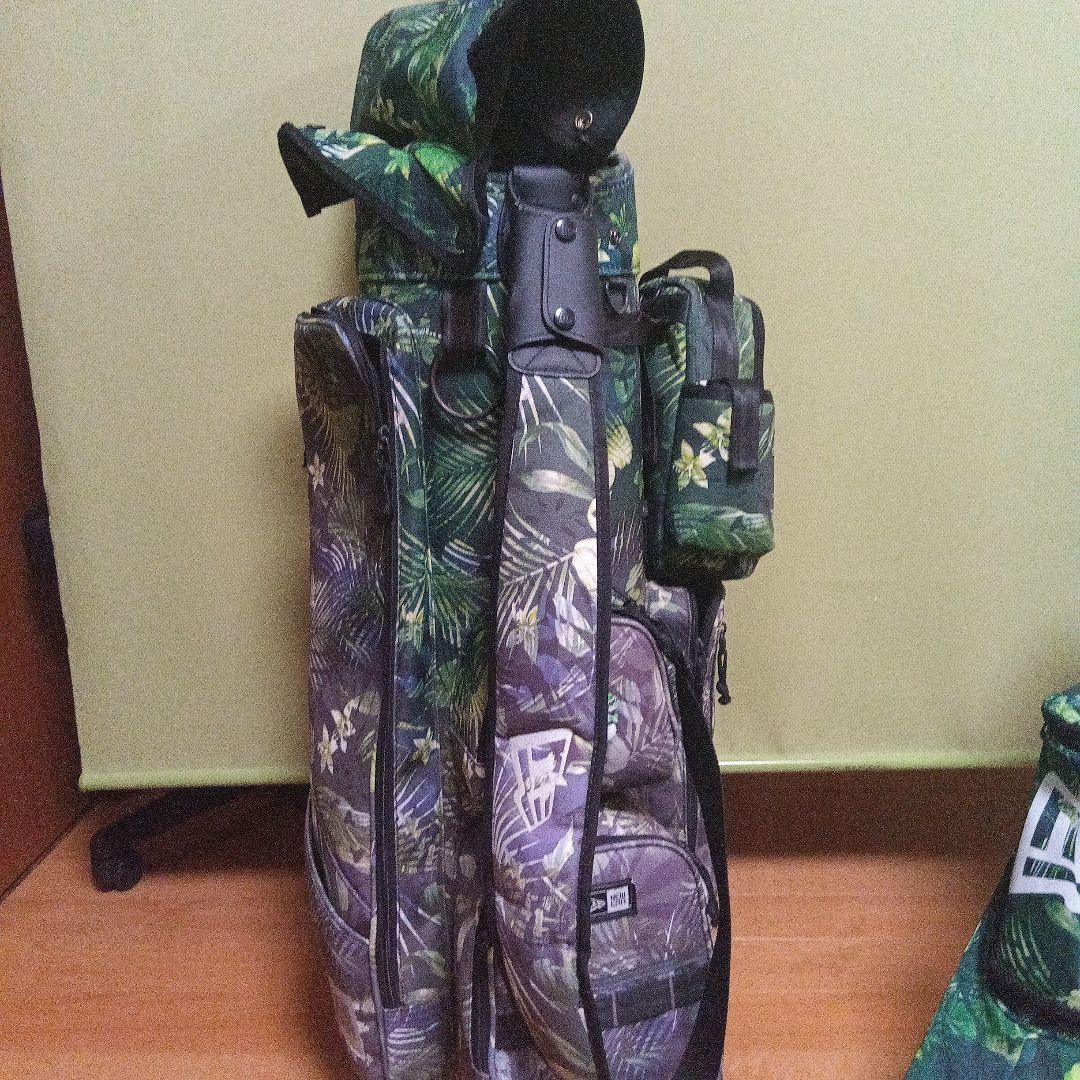 New Era ニューエラ　キャディバッグ ボタニカル　クラブスタンド２点セット