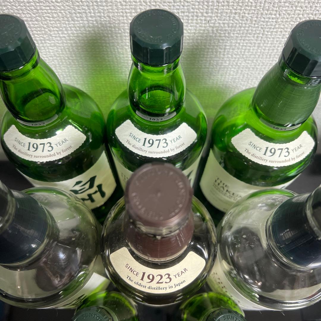 山崎、白州、知多空き瓶×8 （オマケ付き）