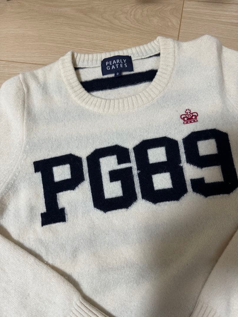 パーリーゲイツ　カシミア混ニット