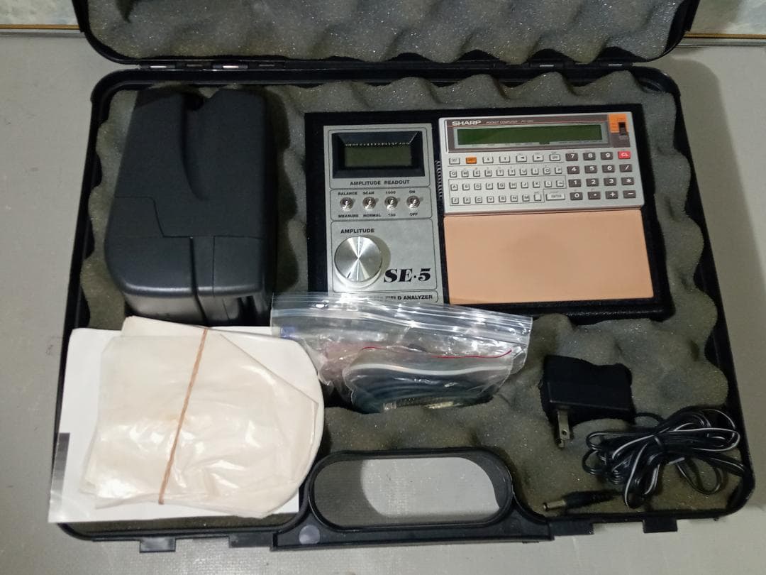 さ*ち様 ラジオニクス波動測定器 SE-5 シャープ ポケコン PC-1262