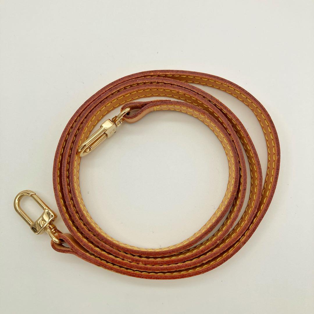 極美品 ルイヴィトン ショルダーストラップ ベルト 肩紐 ヌメ革 1.2×110