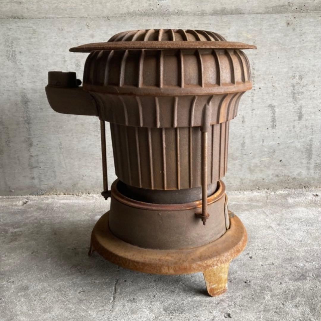 CENTER 薪ストーブ ダルマ 鋳物 鉄製 シャビー レトロ ヴィンテージ