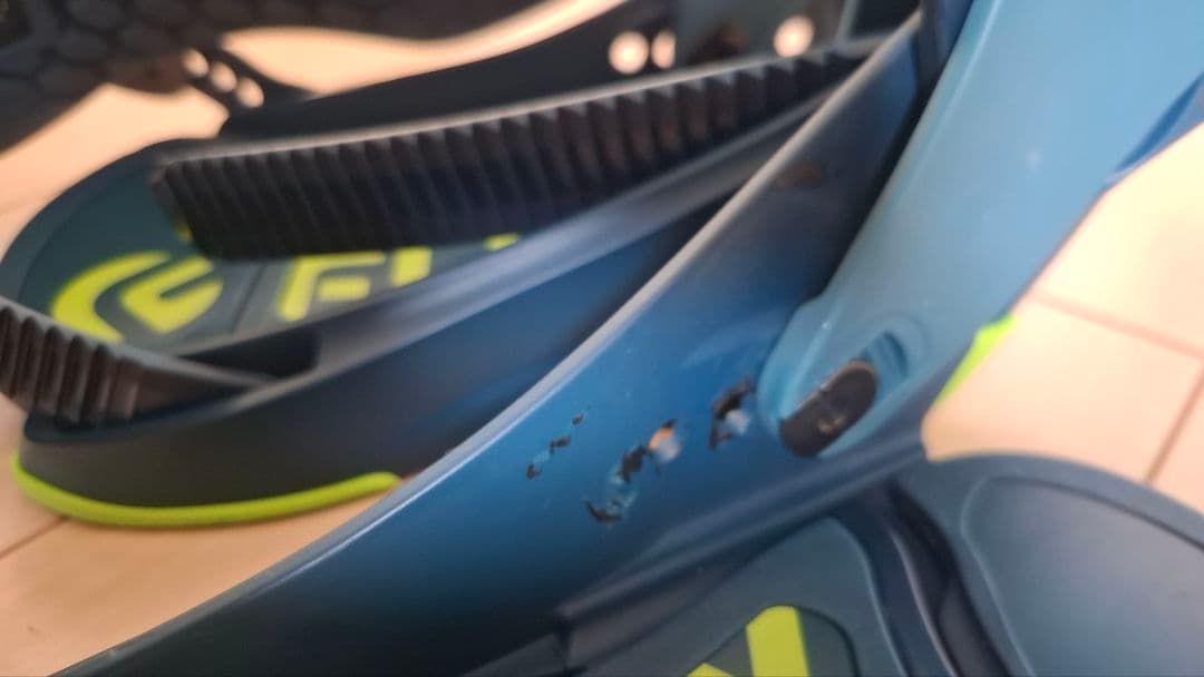 FLUX CV スノーボードビンディング Mサイズ ネイビー