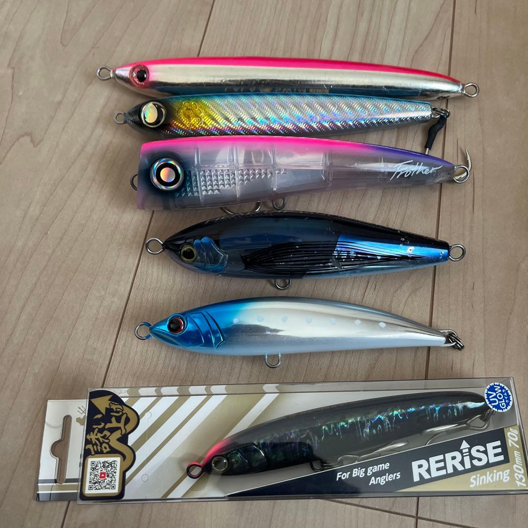 トップウォータールアーセット 6個