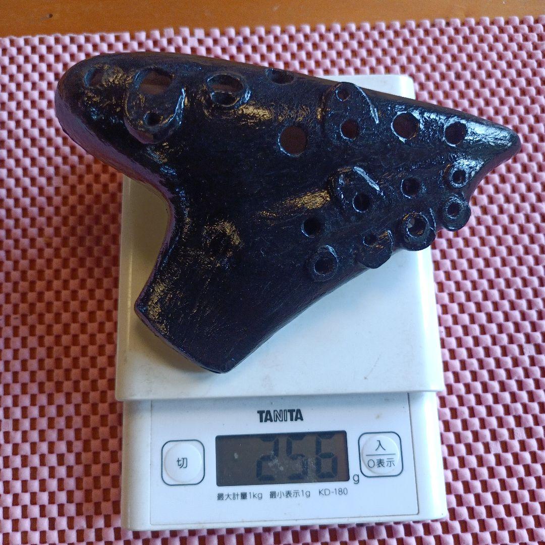 トリプルオカリナ 黒 C管 軽量 メーカー詳細不明 イカロス？ タイムセール３H