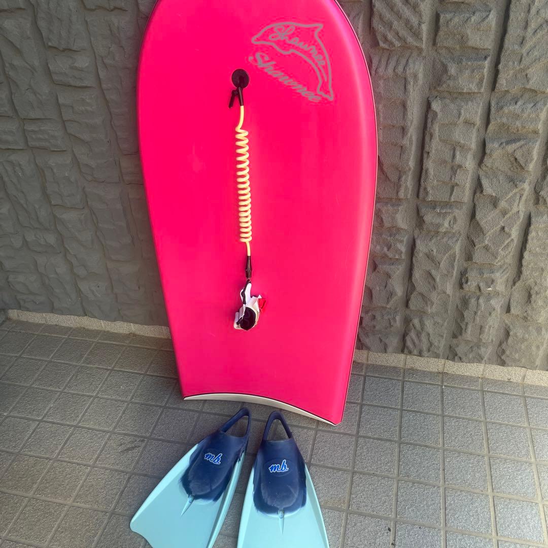 お値下げ　ボディーボード　フィンセット