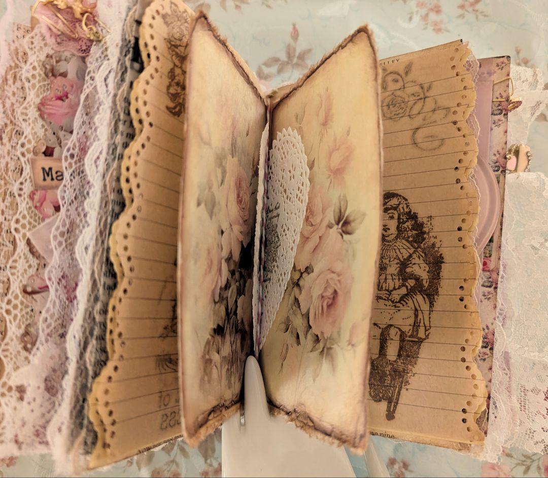 薔薇とレースのロマンチックスィートジャンクジャーナル*Charming*