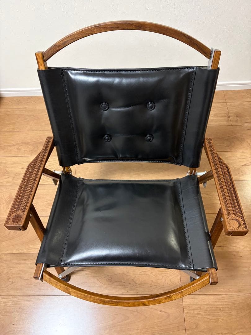 フルカスタム カーミットチェア ウォールナット レザーシート ヒジワル