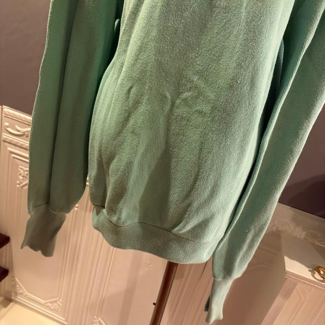 【Christian Dior】アメリカ製　ディオール　刺繍デザインカーディガン