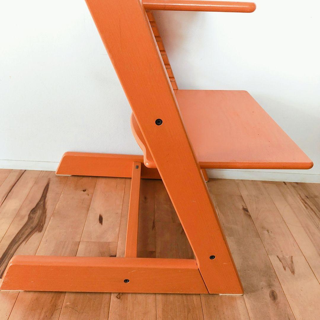 【希少】美品　現行モデル　STOKKE　トリップトラップ　シリアル4　テラコッタ