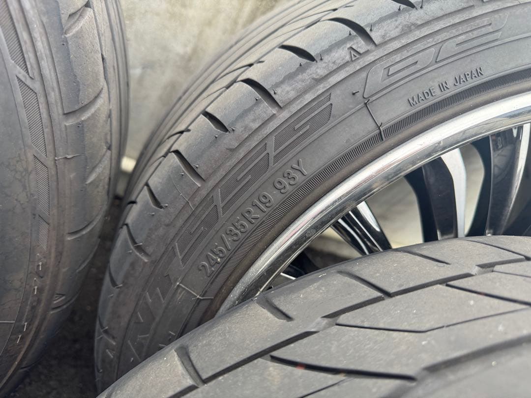 クレンツェヴィルハーム19インチクローム仕上げ 4本ホイールセット