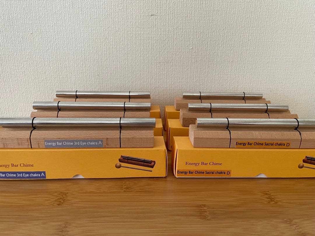 エナジーバーチャイム　チャクラ　6個セット　Energy Bar Chime
