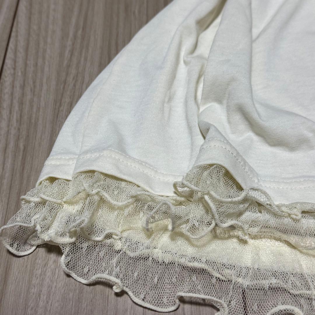 【希少】00s 美品 axes femme ビッグ リボン キャミソール 白 M