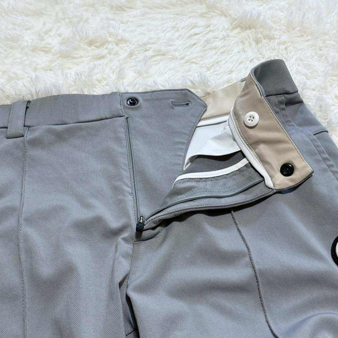 現行 MARK&LONA グレー ゴルフパンツ 46サイズ M〜L相当