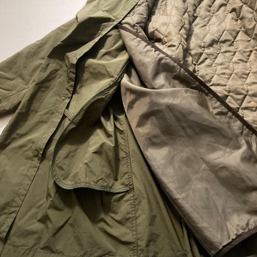 【ビッグサイズ】プランテーション　2WAY キルティングライナー付きモッズコート